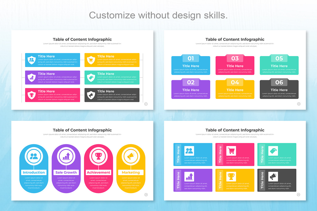 Table of contents Google Slide, a Templates & Theme by Mighty-Slide (Photo 7 of 7)