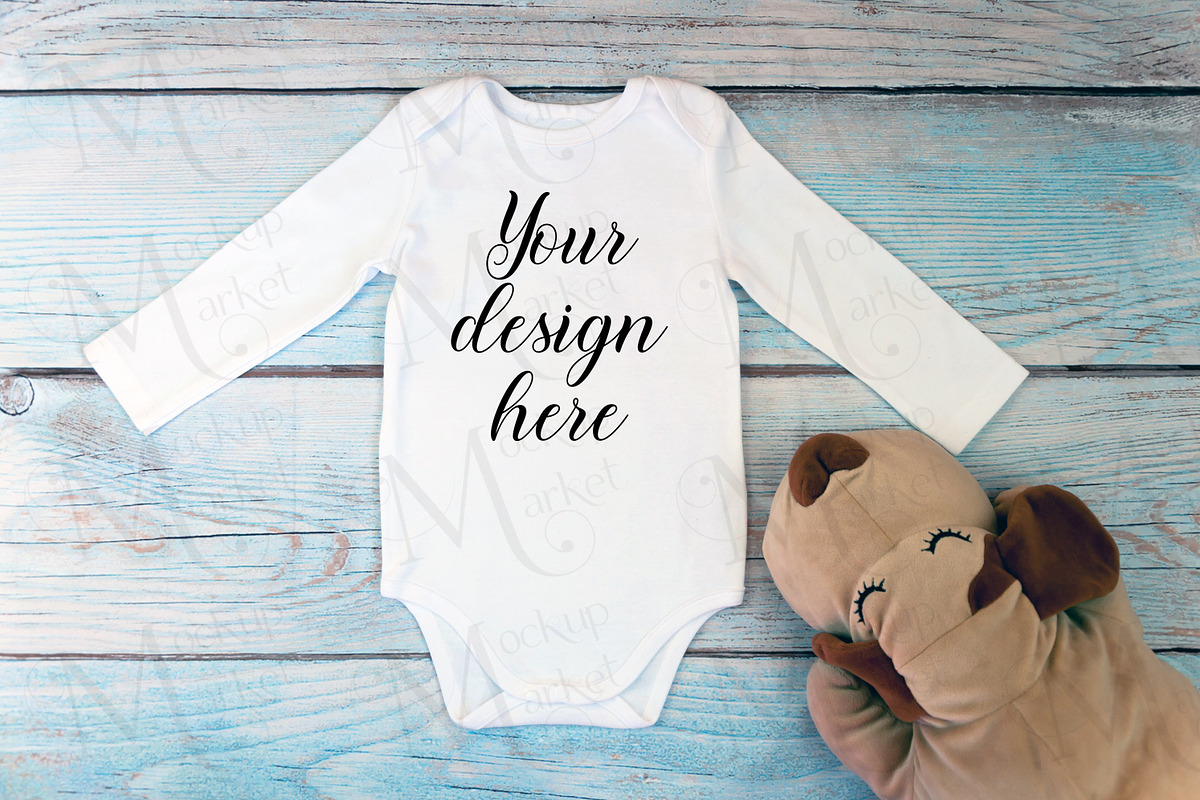 14 Bodysuit Mockup Bundle., a Print Template by MockupMarket (Photo 6 of 15)