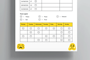 Mood Tracker, a Social Media Template by MightyDesign (Thumbnail 3 of 8)
