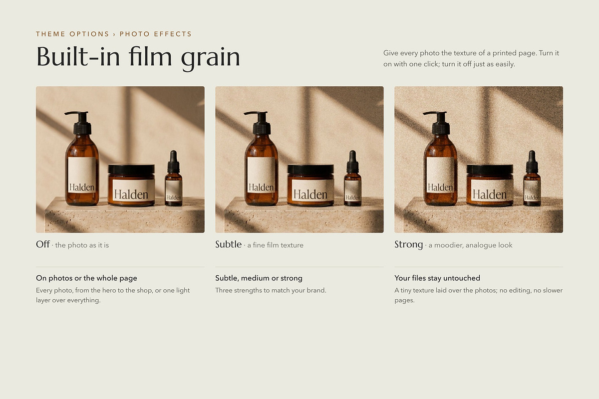 Halden – Skin Care WooCommerce Theme, a WordPress Template by Tomasz Ganclerz (Photo 6 of 22)