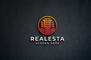 Modern Real Estate Building Logo, a Branding & Logo Template by Design_Planet (Thumbnail 1 of 2)