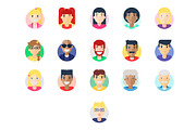 16 Avatars from Shift Icons Pack, an Icon by Tahsin Tahil (Thumbnail 2 of 2)