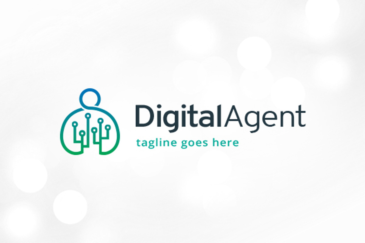 Digital Agent Logo Template, a Branding & Logo Template by gunaonedesign