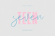 Puspa Script Sans Font, a Script Font by Maulana Creative (Thumbnail 10 of 10)