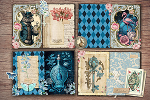 Alice In Wonderland Scrapbook Kit