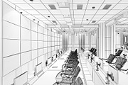 TV Studio Control Room 1, an Architecture 3D Model by akerStudio (Thumbnail 11 of 42)