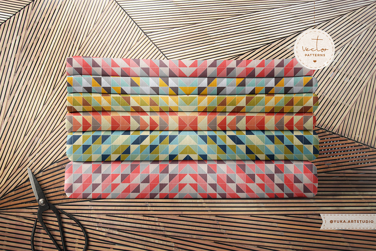 Mosaic Patterns, a Pattern Graphic by Yuka Baby (Photo 5 of 8)