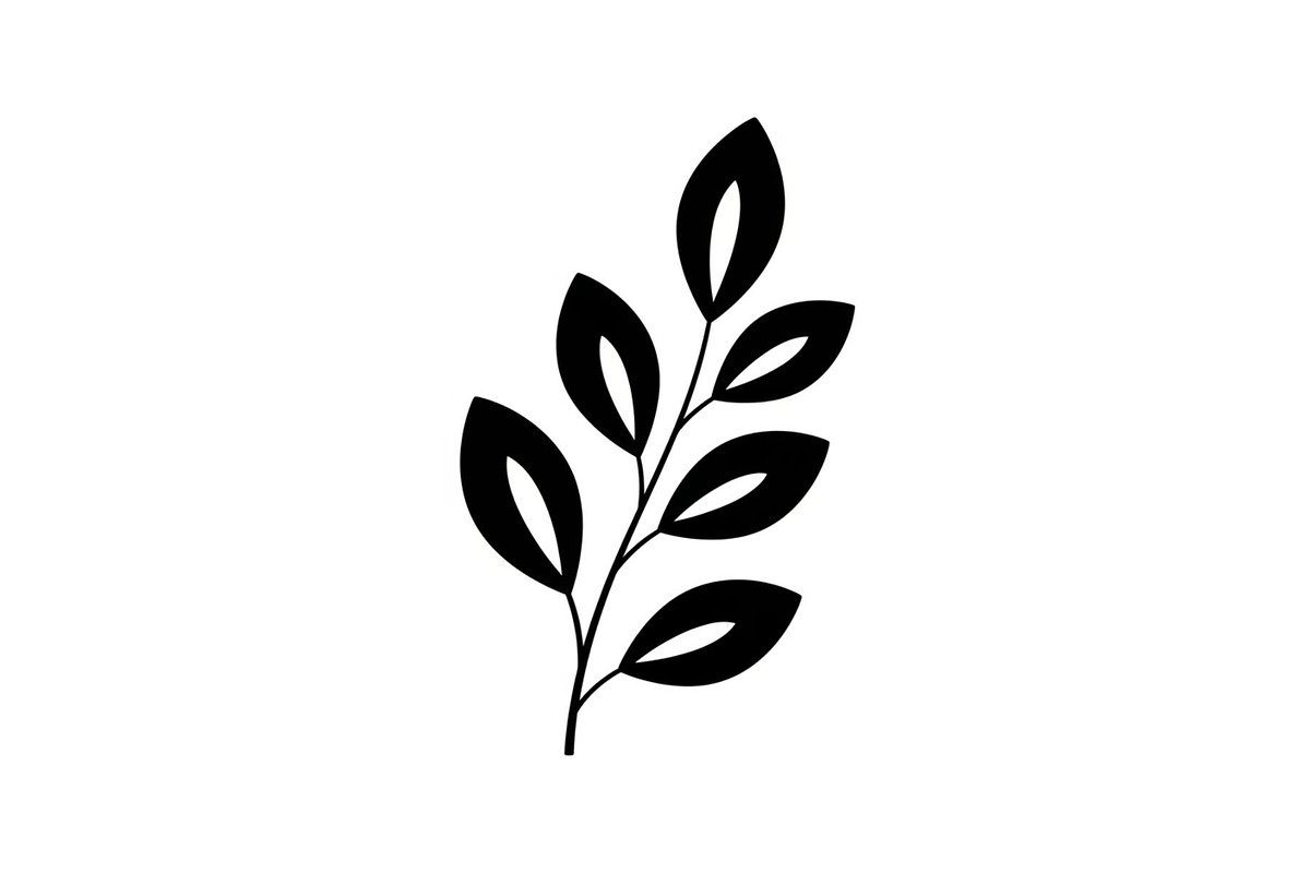 Botanical Leaf Silhouette Bundle, an Illustration by Creativeshirt (Photo 10 of 51)