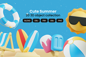 3D Cute Summer Collection