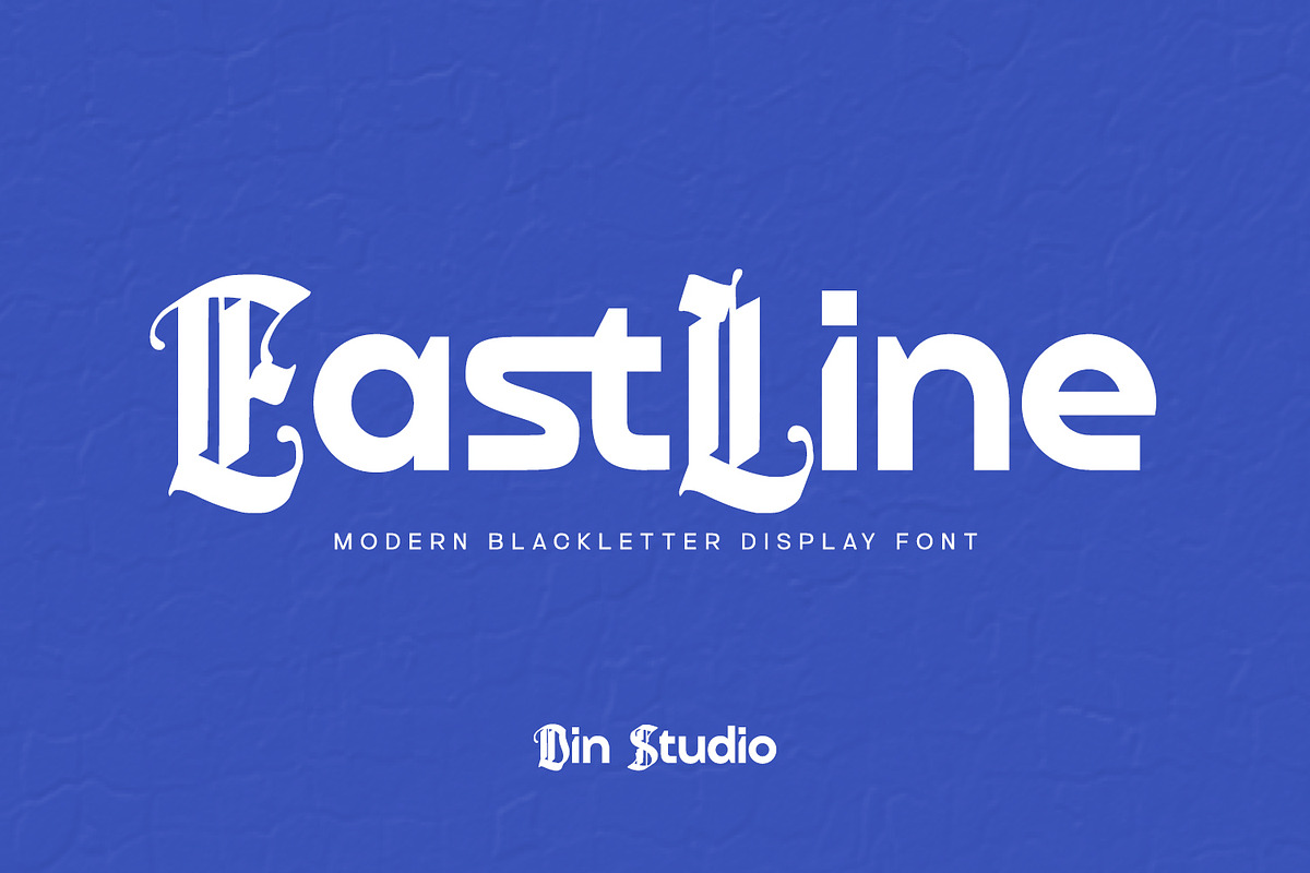 Eastline, a Blackletter Font by din-studio.com (Photo 1 of 12)