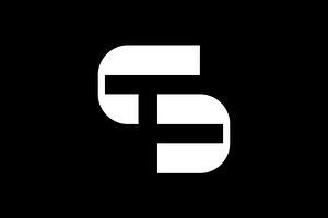 Letter SD DS Minimalist Logo