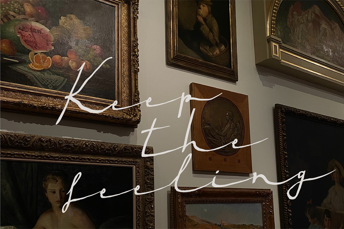 RestlessLine Fine Handwritten Script, a Script Font by Struvictory.art (Photo 9 of 9)