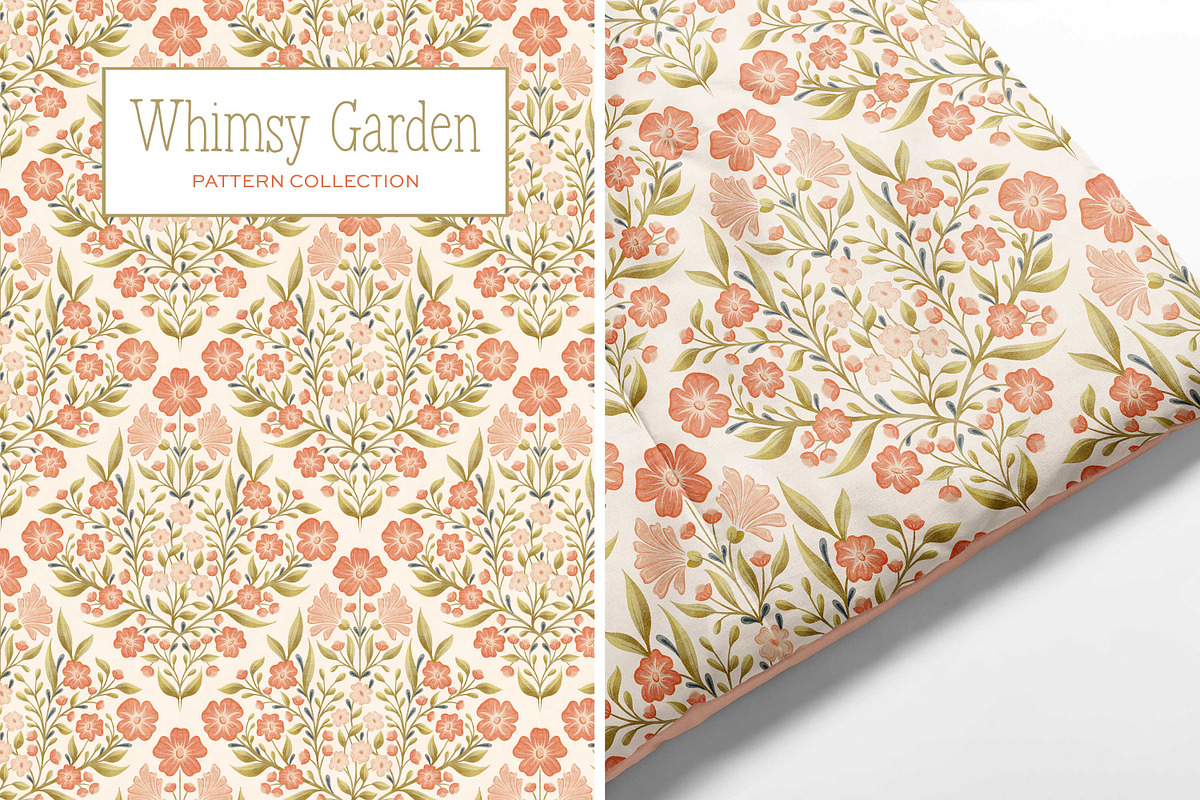 Whimsy Garden Floral Patterns, a Pattern Graphic by Eclectic Anthology (Photo 7 of 14)