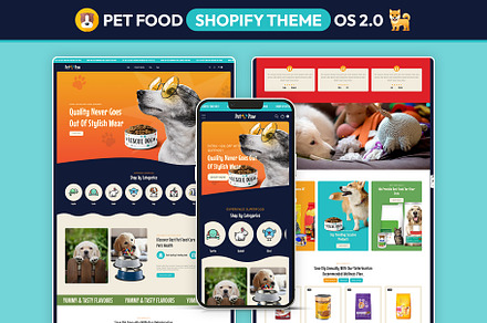 Pet Food Shopify Theme, a Shopify Template by LogicGo Shopify Experts