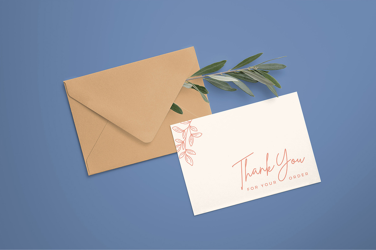 Thank you card template for canva 3, a Card Template by Syaeful Anas (Photo 2 of 6)