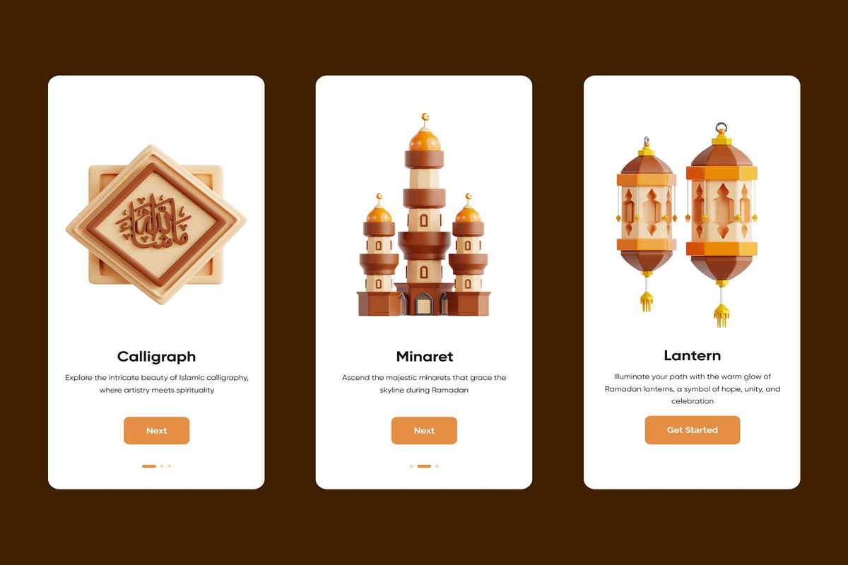 Ramadan Kareem 3D Icon Set, an Object 3D Model by Creative Perspective (Photo 3 of 5)