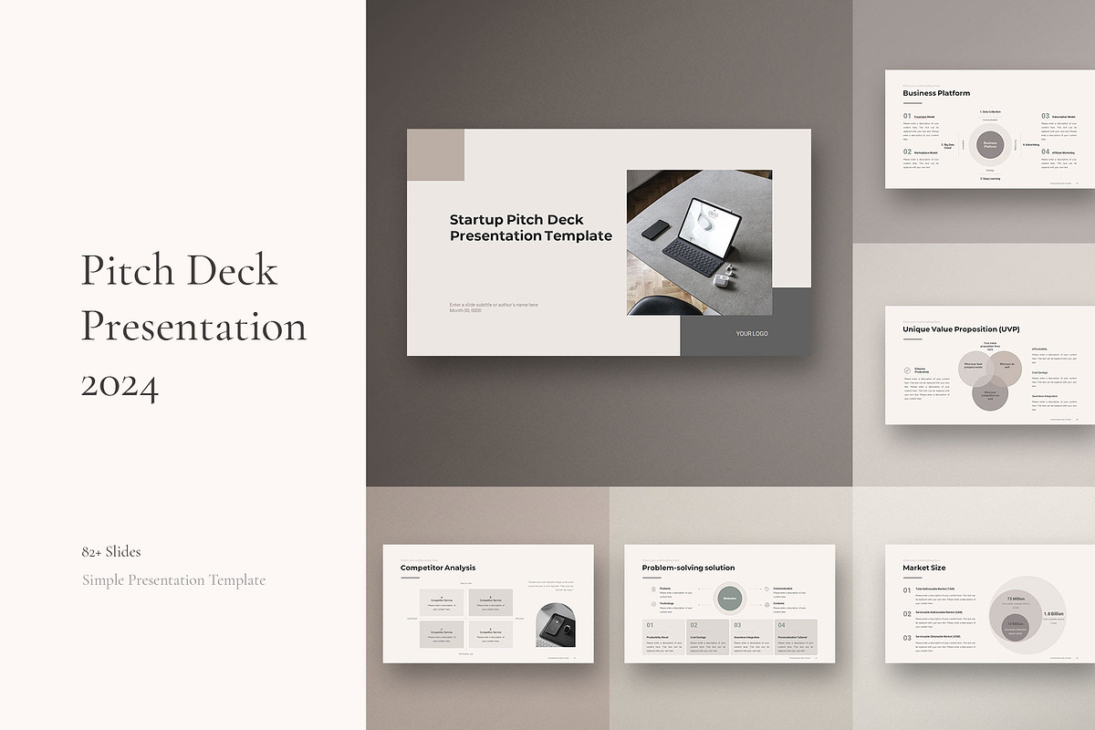 Startup Pitch Deck Presentation, a Presentation Template by CreativityForest (Photo 1 of 14)