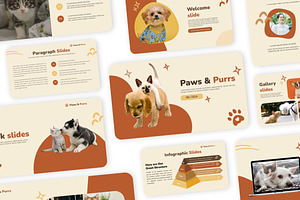 Paws and Purrs animal Presentation, a Presentation Template by Interpitch