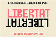 Libertat Display, a Sans Serif Font by Elyas Beria Studio (Thumbnail 1 of 8)
