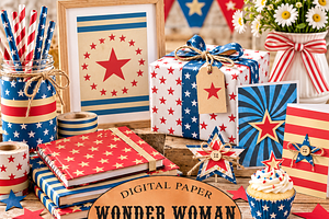 Stars and stripes 'Wonder Woman'