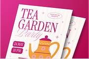Tea Party Flyer Set, a Flyer Template by Annora Studio (Thumbnail 3 of 6)