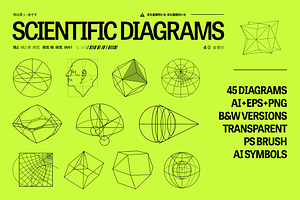 45 Science Diagram Vector Graphics