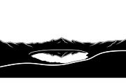Serene Mountain Lake Vista, a Graphic by musafir_fashion (Thumbnail 6 of 14)