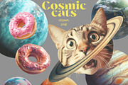 Cosmic Cats, an Object Graphic by TheCuteShop (Thumbnail 3 of 5)