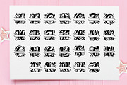 Split Letter Name Font, a Script Font by Happy Letters (Thumbnail 9 of 11)
