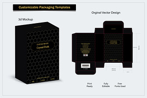 Luxury box Design 3d mock-up, a Packaging Mockup by sumonuix