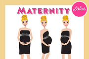 Maternity Pregnant Portrait Creator, a Person Illustration by Lauren Lesley Studio (Thumbnail 23 of 45)