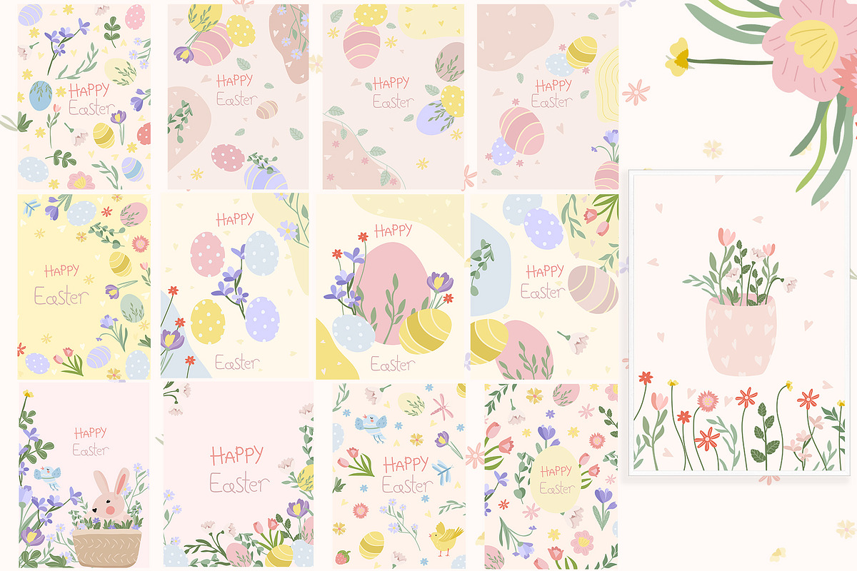Spring Easter, Bunny collections, a Graphic by Usis (Photo 20 of 27)