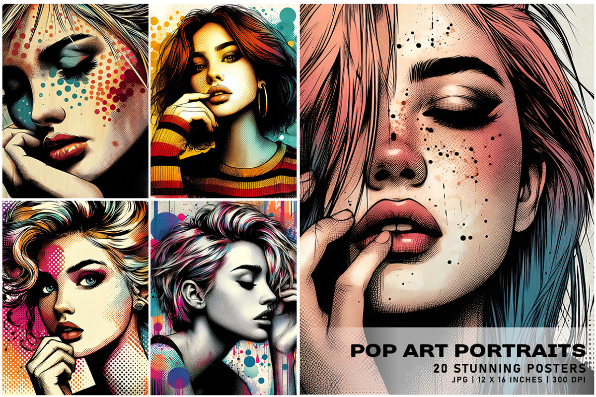 Pop Art Portraits, a Person Illustration by Digital Art Creations (Photo 3 of 11)
