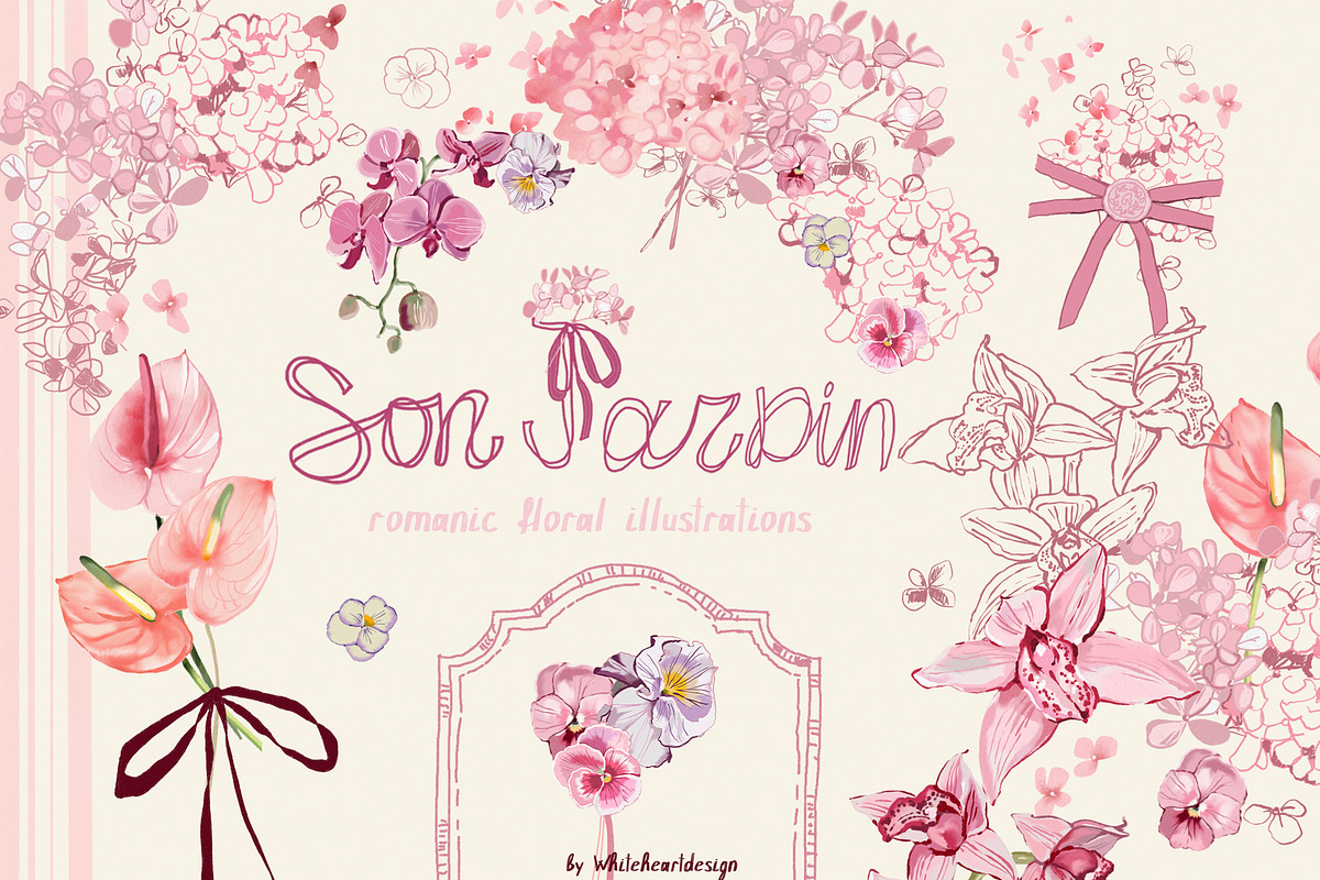 Cottagecore Illustratios Bundle, a Decorative Illustration by whiteheartdesign (Photo 11 of 23)