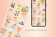 Food Instagram Puzzle Template Canva, a Social Media Template by Deepa Template Studio (Thumbnail 2 of 9)