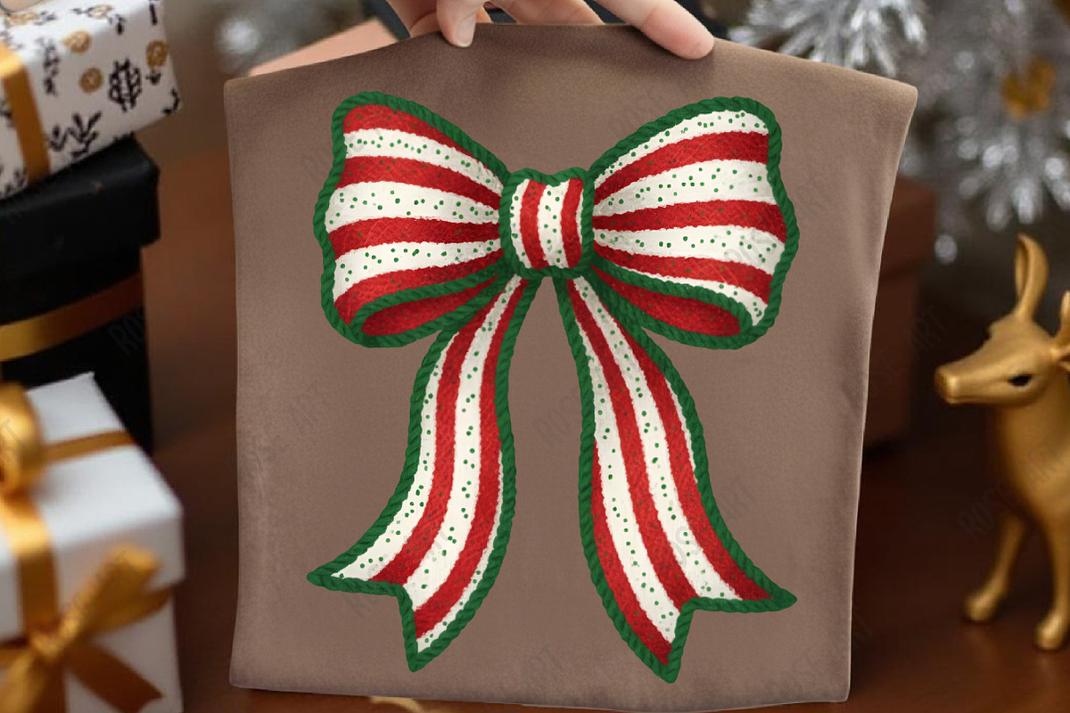 Christmas Coquette Bow Png, a Seasonal Illustration by Rose Art (Photo 3 of 5)