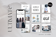 CANVA | Ultimate Social Media Pack, a Social Media Template by 9inchideas (Thumbnail 1 of 8)