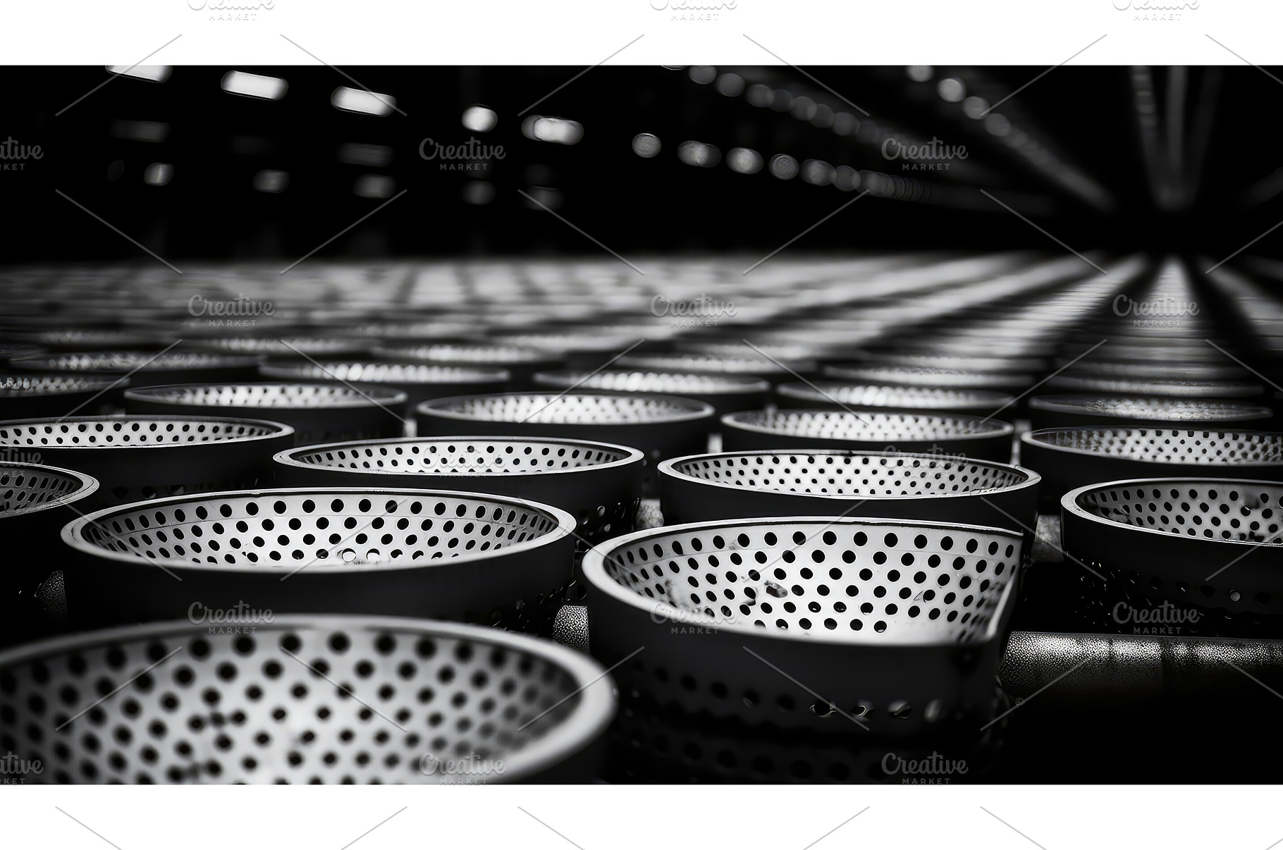 factory dot industrial background ai, an Industrial Photo by pikepicture
