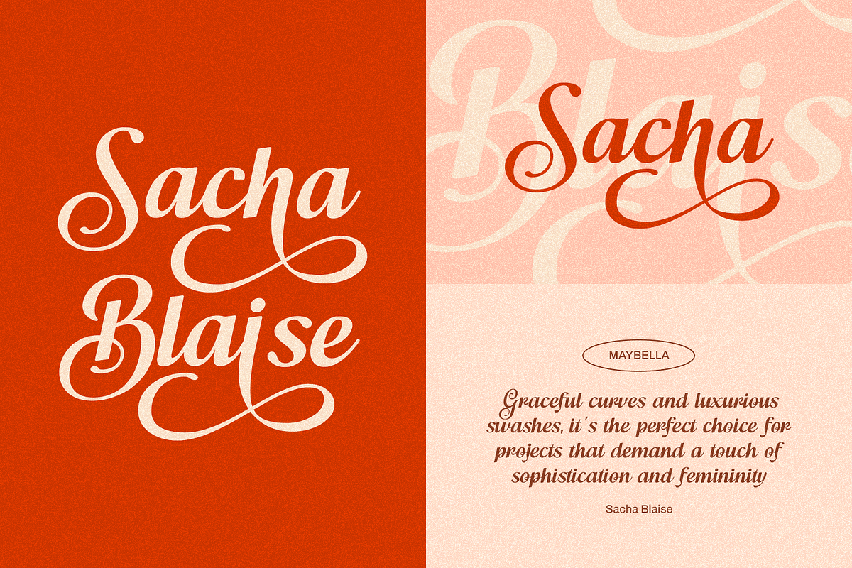 Maybella - Wedding Font, a Script Font by Umitype (Photo 4 of 11)