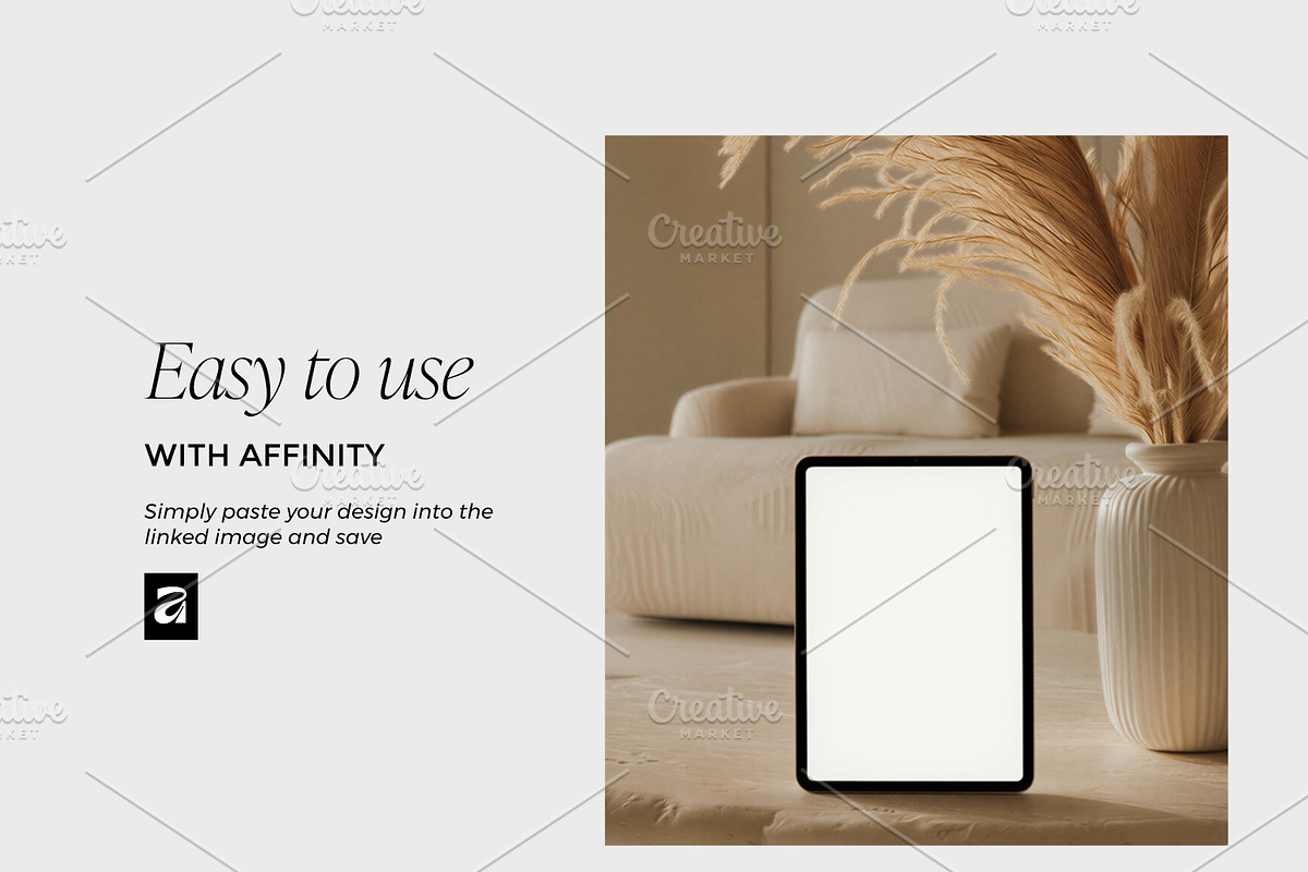 5 iPad Affinity HD Mockup Bundle, an iPad Mockup by Studio Marmotte (Photo 8 of 9)