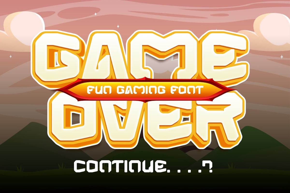 Hidgard Conquer - Fun Gaming Font, a Font by Dhabee (Photo 15 of 15)
