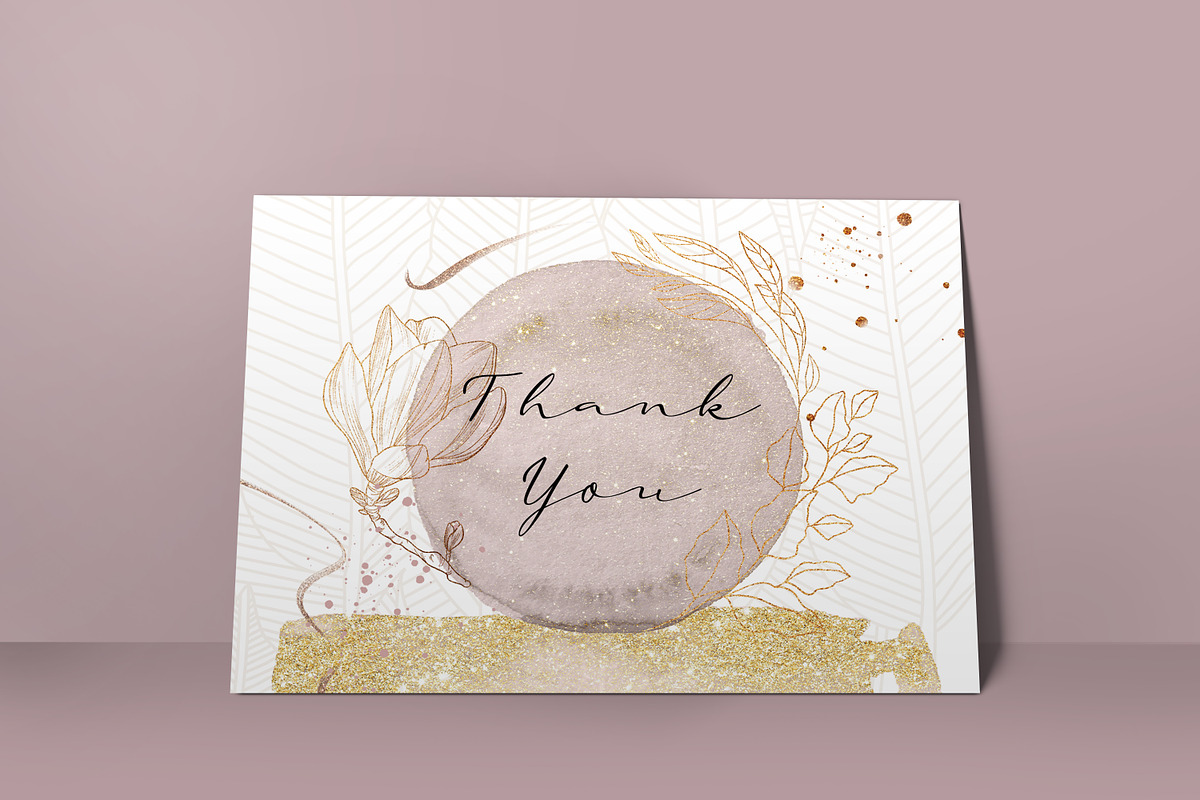 Foliage Wedding Invitation Set, an Invitation Template by Aarley Kaiven (Photo 3 of 3)