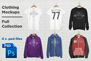 Clothing Mockups Full Collection, a Hoody Mockup by DanFreebairn (Thumbnail 1 of 5)