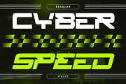 Hyper Sport - Racing Logo Font, a Sans Serif Font by Nirmana Visual (Thumbnail 3 of 17)