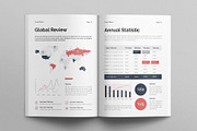 Annual Report Template, a Brochure Template by TemplatesForest (Thumbnail 7 of 8)