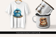 Grumpy Bird in Nest PNG Clipart, an Animal Illustration by Geniecreativestudio (Thumbnail 7 of 9)