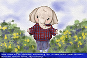Fabric Texture Brushes for Procreate, a Brush Add-On by HabitusDesigns (Thumbnail 4 of 9)