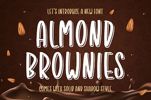 Almond Brownies - Playful & Fun Font