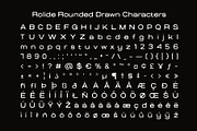 Rolide Rounded Drawn, a Sans Serif Font by Craft Supply Co. (Thumbnail 8 of 8)