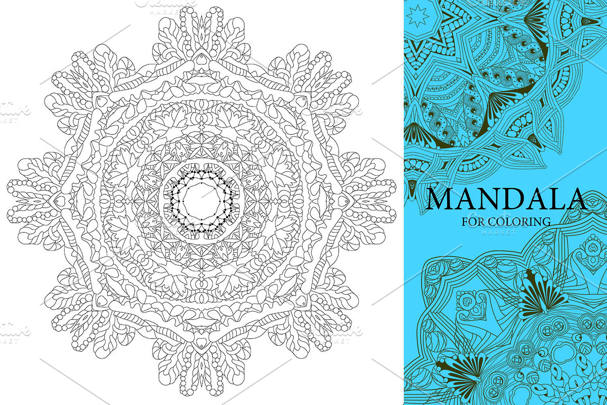 Mandalas for coloring12, an Object Graphic by Watercolor fantasy (Photo 2 of 9)